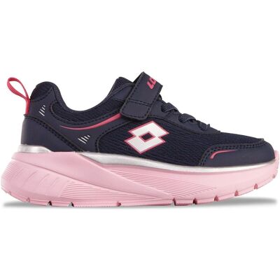 Lotto Dzieci Lekkie Buty Sportowe Navy-Różowe - Buty Lotto Dzieci Lekkie Buty Sportowe Navy-Różowe - Buty