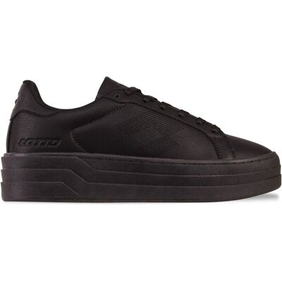 Lotto Damen Sneaker Schwarz - Sportlich, Lagenlook Plattform Lotto Damen Sneaker Schwarz - Sportlich, Lagenlook Plattform