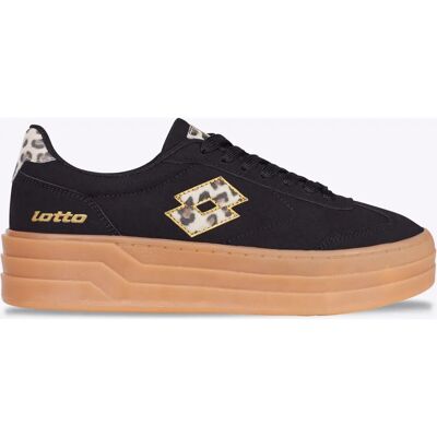 LOTTO - Plateausneaker - Schwarz-LEO - Synthetik - Sneaker LOTTO - Plateausneaker - Schwarz-LEO - Synthetik - Sneaker