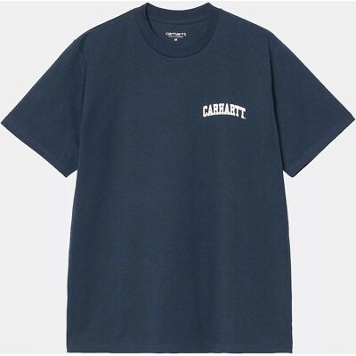 Carhartt WIP University Script T-Shirt - Ink/White - XL - Tricou Carhartt WIP University Script T-Shirt - Ink/White - XL - Tricou