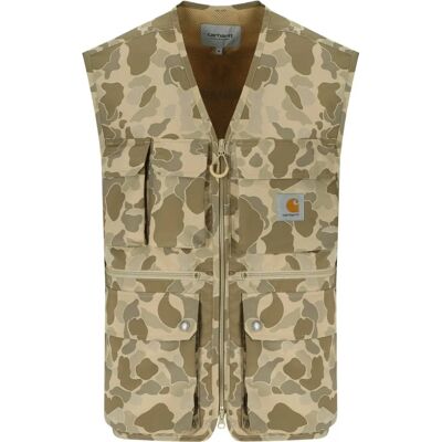 Gilet Carhartt WIP Irwin Camo Duck/Desert - Unisex - Publicité Gilet Carhartt WIP Irwin Camo Duck/Desert - Unisex - Publicité