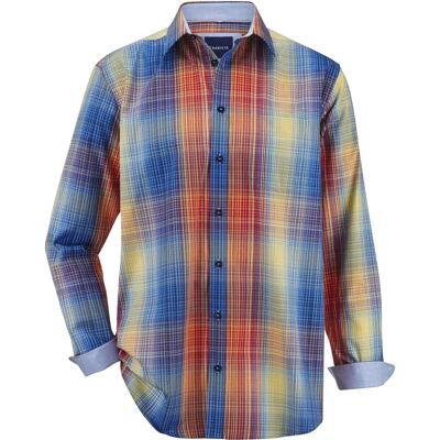 BABISTA Blau Kariertes Langarmhemd - Langarmhemd BABISTA Blau Kariertes Langarmhemd - Langarmhemd