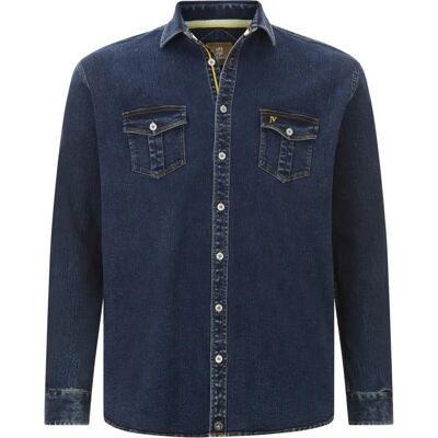 JAN VANDERSTORM OLAVIK Jeanshemd - Lässiger Denim, Zwei Brusttaschen, Komfortfit JAN VANDERSTORM OLAVIK Jeanshemd - Lässiger Denim, Zwei Brusttaschen, Komfortfit