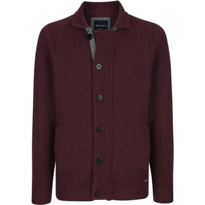 BABISTA Wollmischung Dunkelrot Freizeitjacke - Strickjacke BABISTA Wollmischung Dunkelrot Freizeitjacke - Strickjacke