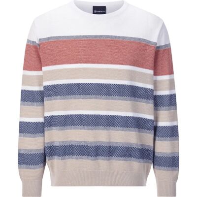 BABISTA CARIANETTO Pullover - Lässig, Rundhals, Mehrfarbiges Muster BABISTA CARIANETTO Pullover - Lässig, Rundhals, Mehrfarbiges Muster