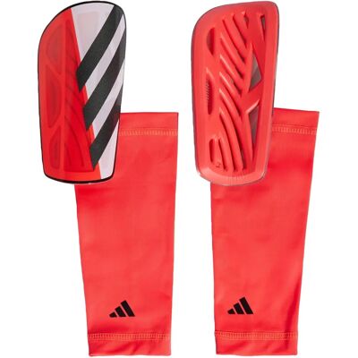 adidas Tiro League Czerwone ochraniacze na kolana do piłki nożnej - Unisex adidas Tiro League Czerwone ochraniacze na kolana do piłki nożnej - Unisex