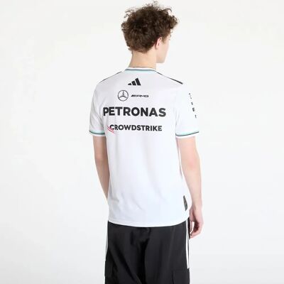adidas Mercedes AMG F1 Jersey - Wit - Race Dag Prestaties adidas Mercedes AMG F1 Jersey - Wit - Race Dag Prestaties