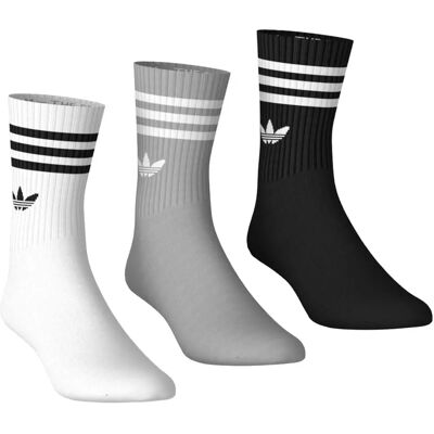 adidas 3-Stripes Crew Socks - White - Crew Socks adidas 3-Stripes Crew Socks - White - Crew Socks