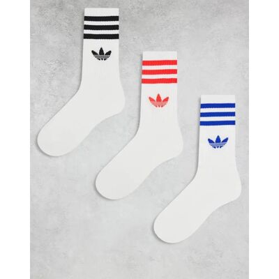adidas Modèle - Chaussettes Blanches - Pack de 3 - Publicité adidas Modèle - Chaussettes Blanches - Pack de 3 - Publicité
