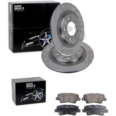 Eurobrake Hyundai I40 Vf Hintere Bremsscheibe 284mm - Bremsbelagsatz, Scheibenbremse Eurobrake Hyundai I40 Vf Hintere Bremsscheibe 284mm - Bremsbelagsatz, Scheibenbremse