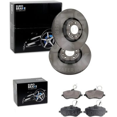 Eurobrake Citroen C5 C6 330mm Belüfteter Bremsscheiben-Set Eurobrake Citroen C5 C6 330mm Belüfteter Bremsscheiben-Set