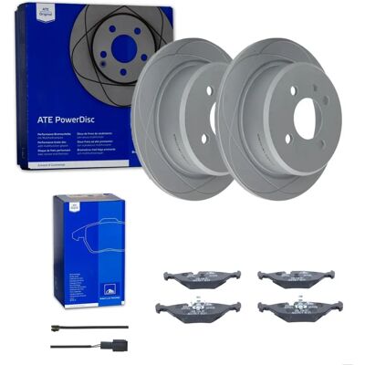 Ate Powerdisc Bremsscheibe 258mm Voll gelocht - Scheibe Ate Powerdisc Bremsscheibe 258mm Voll gelocht - Scheibe