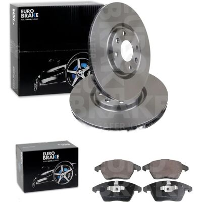 Eurobrake Citroen C4, DS4, DS5, DS3 Bremsscheiben & Beläge - Vorne Eurobrake Citroen C4, DS4, DS5, DS3 Bremsscheiben & Beläge - Vorne