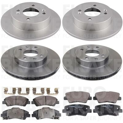 Eurobrake Hyundai I10 Bremsen und Beläge - Vorne & Hinten Eurobrake Hyundai I10 Bremsen und Beläge - Vorne & Hinten