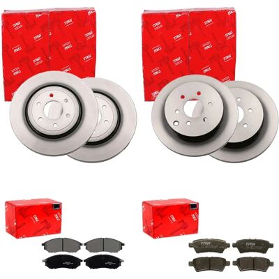 Trw Bremsen- und Scheibenbremssatz - Vorne und Hinten für Nissan Navara Pathfinder Trw Bremsen- und Scheibenbremssatz - Vorne und Hinten für Nissan Navara Pathfinder
