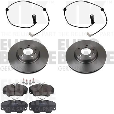 Eurobrake Opel Omega B Belüfteter Bremsscheibe & Beläge - Bremssatz Eurobrake Opel Omega B Belüfteter Bremsscheibe & Beläge - Bremssatz