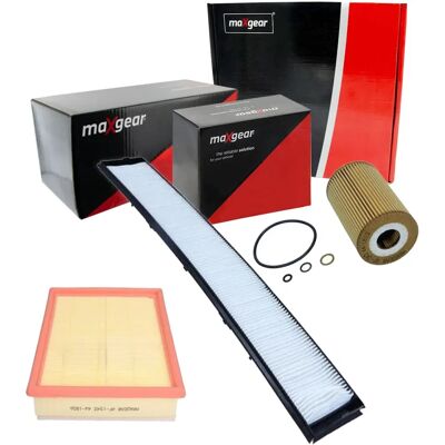 Maxgear BMW E46 3er Touring Filterset - Innenraum, Luft, Öl Maxgear BMW E46 3er Touring Filterset - Innenraum, Luft, Öl