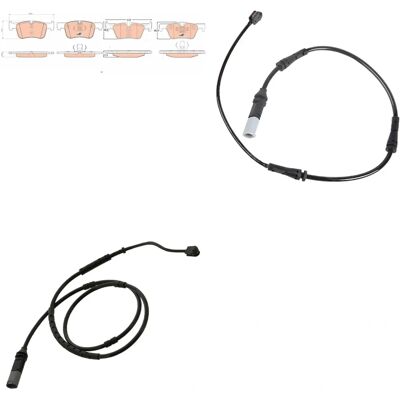 Trw BMW 1er F20/F21, 3er F30, F36 Bremsbeläge - Verschleißwarnkontakt Trw BMW 1er F20/F21, 3er F30, F36 Bremsbeläge - Verschleißwarnkontakt