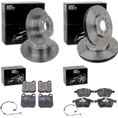Eurobrake - Vectra B Bremsensatz - Opel - Bremsbeläge + Bremsscheiben set Eurobrake - Vectra B Bremsensatz - Opel - Bremsbeläge + Bremsscheiben set