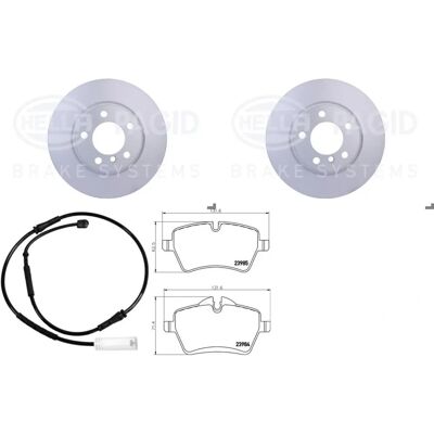 Hella Pagid Mini R60 R61 Bremsscheibe - Belüftet Hella Pagid Mini R60 R61 Bremsscheibe - Belüftet