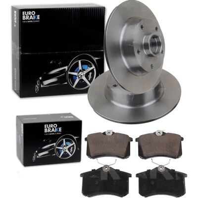 Eurobrake 260mm Bremsscheiben Set - Hinten passend für Renault Megane 3 Eurobrake 260mm Bremsscheiben Set - Hinten passend für Renault Megane 3