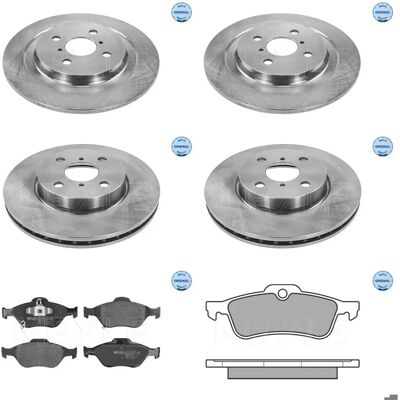 Toyota Yaris Meyle Bremsscheiben und Beläge - Vorne & Hinten OEM-Qualität Toyota Yaris Meyle Bremsscheiben und Beläge - Vorne & Hinten OEM-Qualität