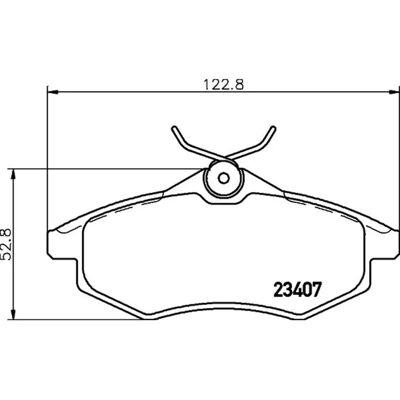 Hella Pagid Bremsenset 266mm Vorne für Citroen C2 C3 - Bremssystem Hella Pagid Bremsenset 266mm Vorne für Citroen C2 C3 - Bremssystem