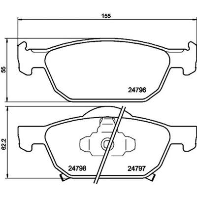 Hella Pagid Bremsenset - Belüftet 296mm für Honda Accord 8 CU CW VIII Hella Pagid Bremsenset - Belüftet 296mm für Honda Accord 8 CU CW VIII