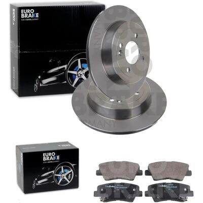 Eurobrake Kia Rio 3 Hintere Bremsen Scheiben & Beläge Eurobrake Kia Rio 3 Hintere Bremsen Scheiben & Beläge