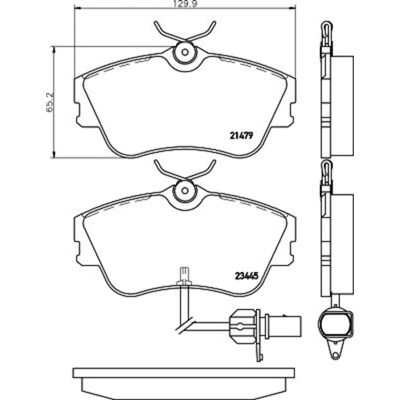 Hella Pagid Bremsenset - Vw T4 282mm - Vorne - Hochkohlenstoff Hella Pagid Bremsenset - Vw T4 282mm - Vorne - Hochkohlenstoff