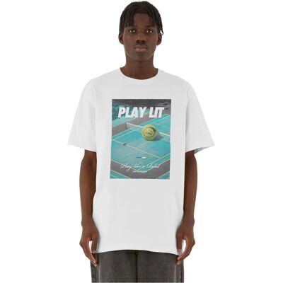 T-shirt Oversize PlayLit Heavy de Mister Tee - Casual T-shirt Oversize PlayLit Heavy de Mister Tee - Casual