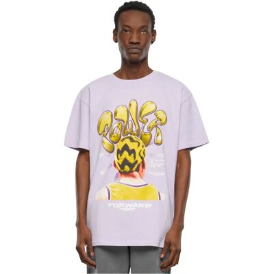 T-shirt Oversize Mister Tee Power Foward 2.0 Viola - Abbigliamento T-shirt Oversize Mister Tee Power Foward 2.0 Viola - Abbigliamento