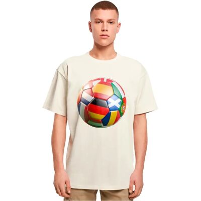 Mister Tee Beige Oversize T-Shirt - Casual Sport Tee Mister Tee Beige Oversize T-Shirt - Casual Sport Tee