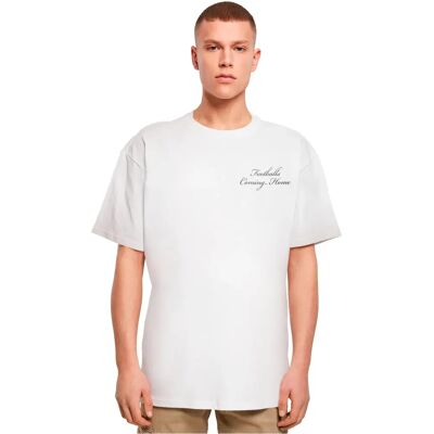 Mister Tee XL Weiß Oversize Football's Coming Home T-Shirt - T-Shirt Mister Tee XL Weiß Oversize Football's Coming Home T-Shirt - T-Shirt