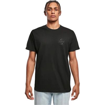 MisterTee Man On The Moon Schwarzes T-Shirt MisterTee Man On The Moon Schwarzes T-Shirt