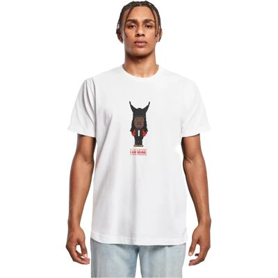 MisterTee I Am Music Weiß T-Shirt - Legerer Stil MisterTee I Am Music Weiß T-Shirt - Legerer Stil