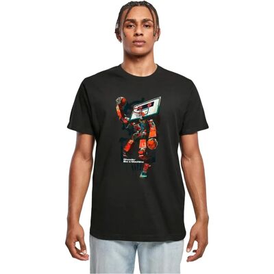 Mister Tee Bball Robot Black T-shirt - Casual Wear Mister Tee Bball Robot Black T-shirt - Casual Wear