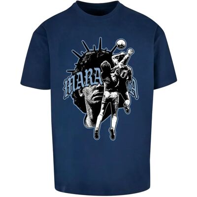 T-shirt Oversize Mister Tee Main de Dieu Bleu Foncé - T-shirt T-shirt Oversize Mister Tee Main de Dieu Bleu Foncé - T-shirt