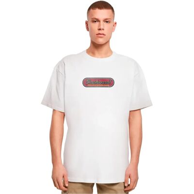 T-shirt Oversize Blanc Merchcode avec Couverture de Magazine de Skate T-shirt Oversize Blanc Merchcode avec Couverture de Magazine de Skate