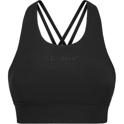 Plein Sport XXL Zwart Sport Top - Sportkleding Plein Sport XXL Zwart Sport Top - Sportkleding