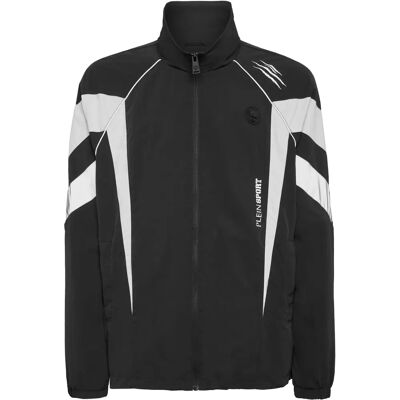 PLEIN SPORT Scratch Heren Zwart Sweatjacke - Sweatshirt Jacket PLEIN SPORT Scratch Heren Zwart Sweatjacke - Sweatshirt Jacket