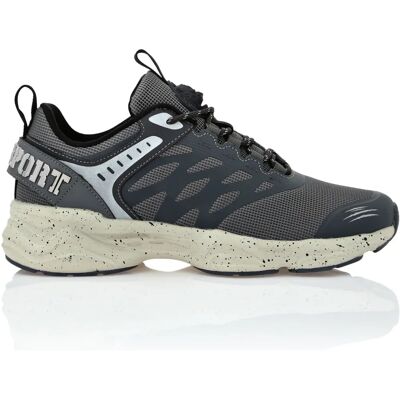 Plein Sport Scratch Grijs Donkergrijs Sneakers - Schoenen Plein Sport Scratch Grijs Donkergrijs Sneakers - Schoenen