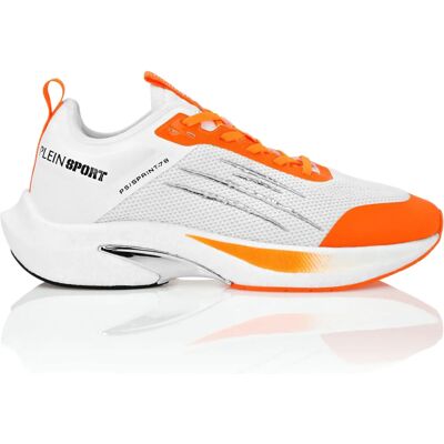 Plein Sport SPRINT - 78 // GEN.X.05 - Wit, Oranje fluo - Sneakers Plein Sport SPRINT - 78 // GEN.X.05 - Wit, Oranje fluo - Sneakers