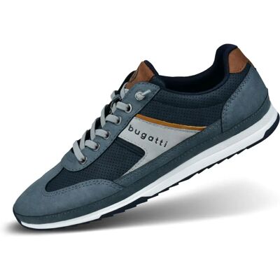 Bugatti Ripple Mens Trainers - Blue - Size 8 UK - Athletic Shoe Bugatti Ripple Mens Trainers - Blue - Size 8 UK - Athletic Shoe