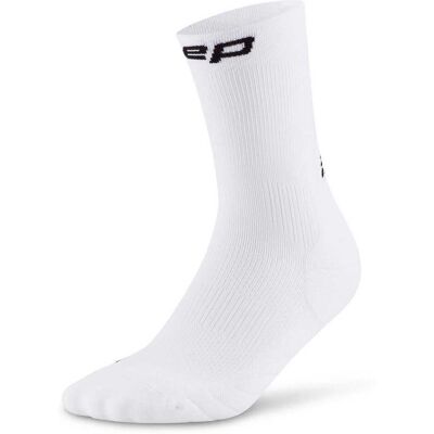 CEP Core Run Mid Cut Laufsocken Herren weiß 5.0 CEP Core Run Mid Cut Laufsocken Herren weiß 5.0