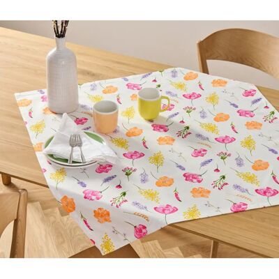 Tchibo Baumwoll-Tischdecke - Floralprint - 90x90cm - Tischdecke Tchibo Baumwoll-Tischdecke - Floralprint - 90x90cm - Tischdecke