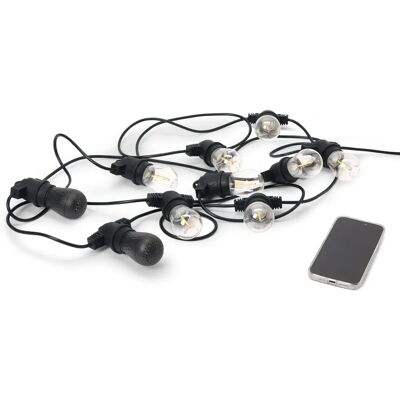 Tchibo - LED-Outdoor-Lichterkette - Schwarz Tchibo - LED-Outdoor-Lichterkette - Schwarz