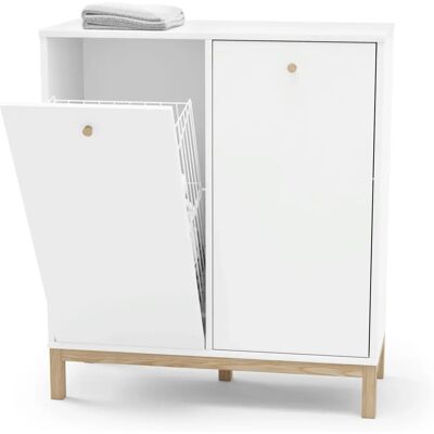 Tchibo Wäschekorbregal - 80,5x34,5x90cm - Braun - Wäschekorbregal Tchibo Wäschekorbregal - 80,5x34,5x90cm - Braun - Wäschekorbregal