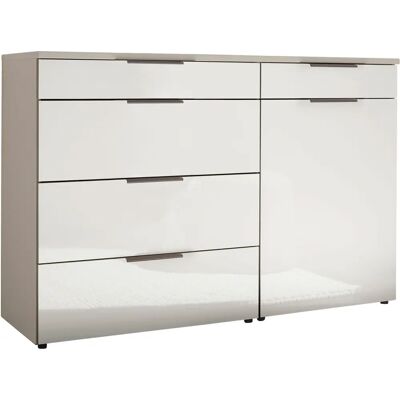 WIEMANN Como Sideboard - Glas weiß, Kieselgrau, 120cm WIEMANN Como Sideboard - Glas weiß, Kieselgrau, 120cm