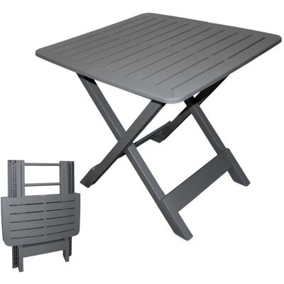 SPETEBO - Tevere - Gris - 80x72x70 cm - Table - Publicité SPETEBO - Tevere - Gris - 80x72x70 cm - Table - Publicité